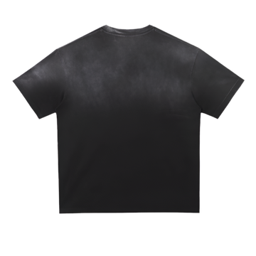 Black Tshirt Gradient Wash