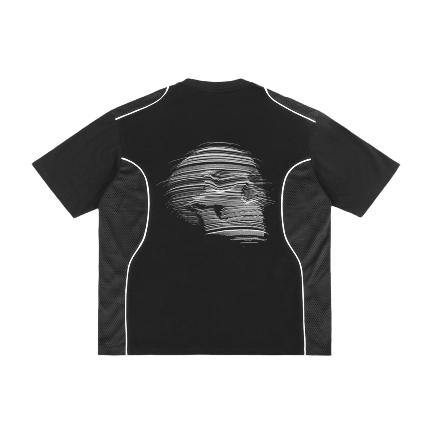 Contrast Piped Panel T-Shirt