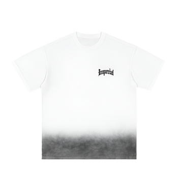 White Gradient Washed Tshirt