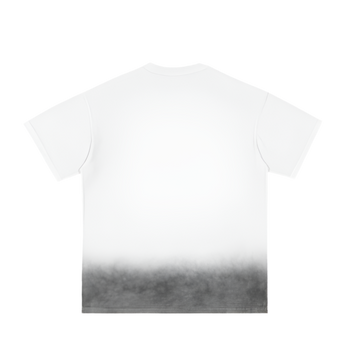 White Gradient Washed Tshirt