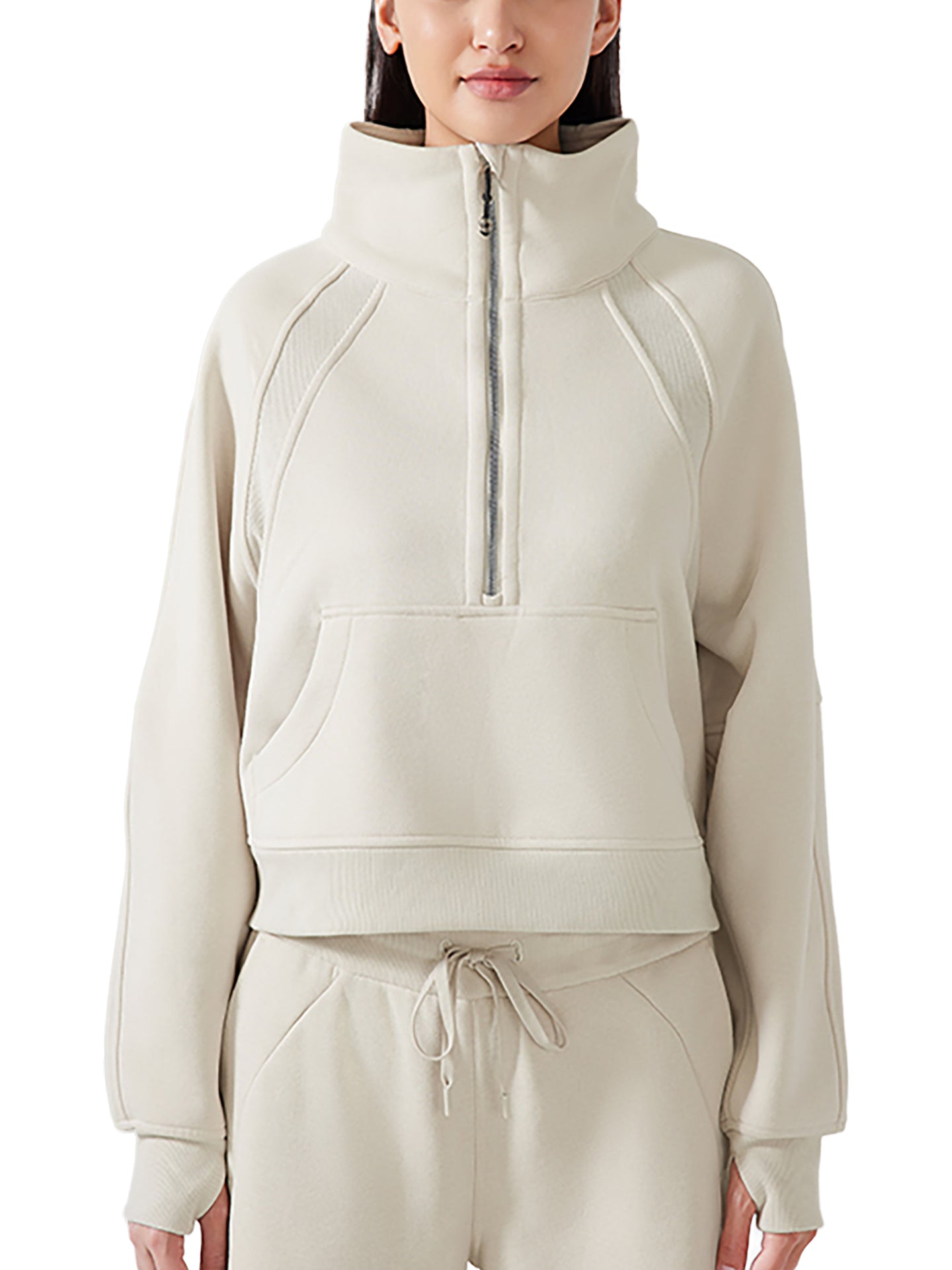 Cropped,Womens,Sweater,Comfy,Sporty