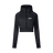 Cropped Zip Hoodie