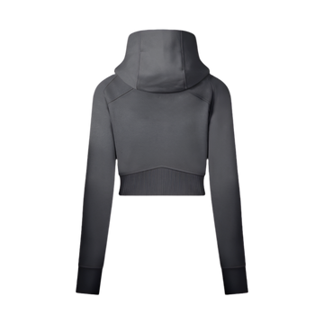 Cropped Zip Hoodie